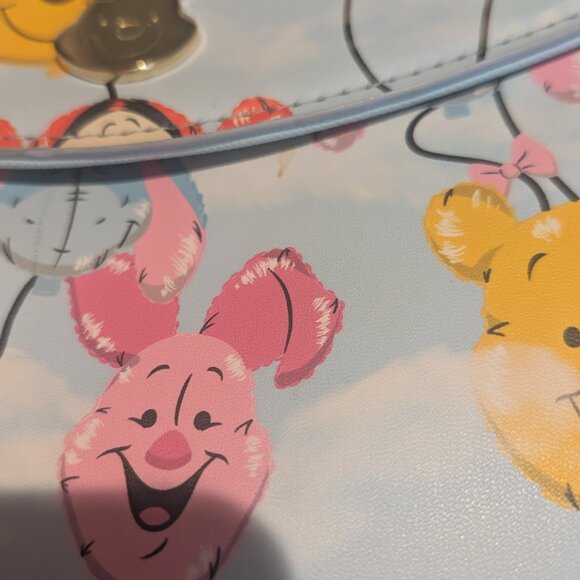 Loungefly Disney Winnie the Pooh and Friends Crossbody Bag Purse Balloon - Picture 7 of 16